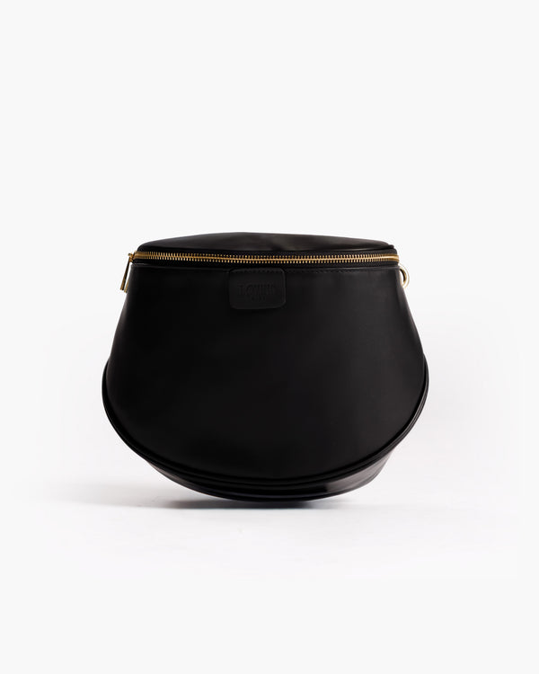 Borsa ISABELLA con tracolla in pelle NERA - LOVING BAGS