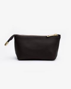 Beauty case in pelle NOAH - TESTA DI MORO