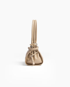 Borsa in pelle VIVIENNE beige - LOVING BAGS