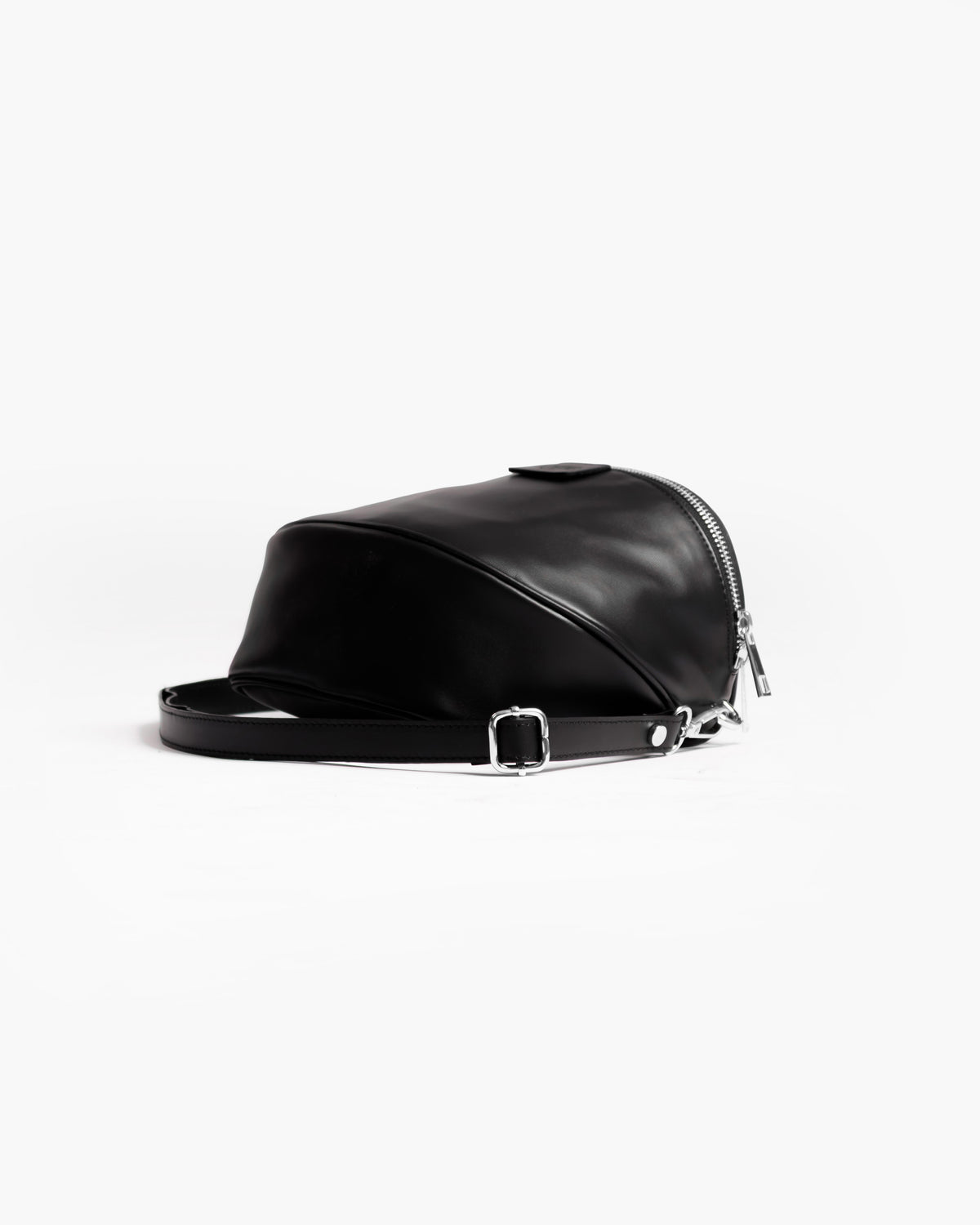 Baby ISABELLA con tracolla in pelle NERA - LOVING BAGS