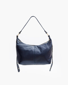 Borsa in pelle CARRIE blu - LOVING BAGS
