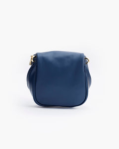 Baby ISABELLA borsa in pelle BLU NAVY - LOVING BAGS