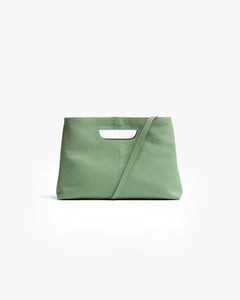 Borsa in pelle BABY GRACE verde salvia - LOVING BAGS