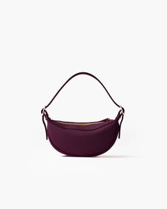 Borsa in pelle RACHEL NANO bordeaux - LOVING BAGS