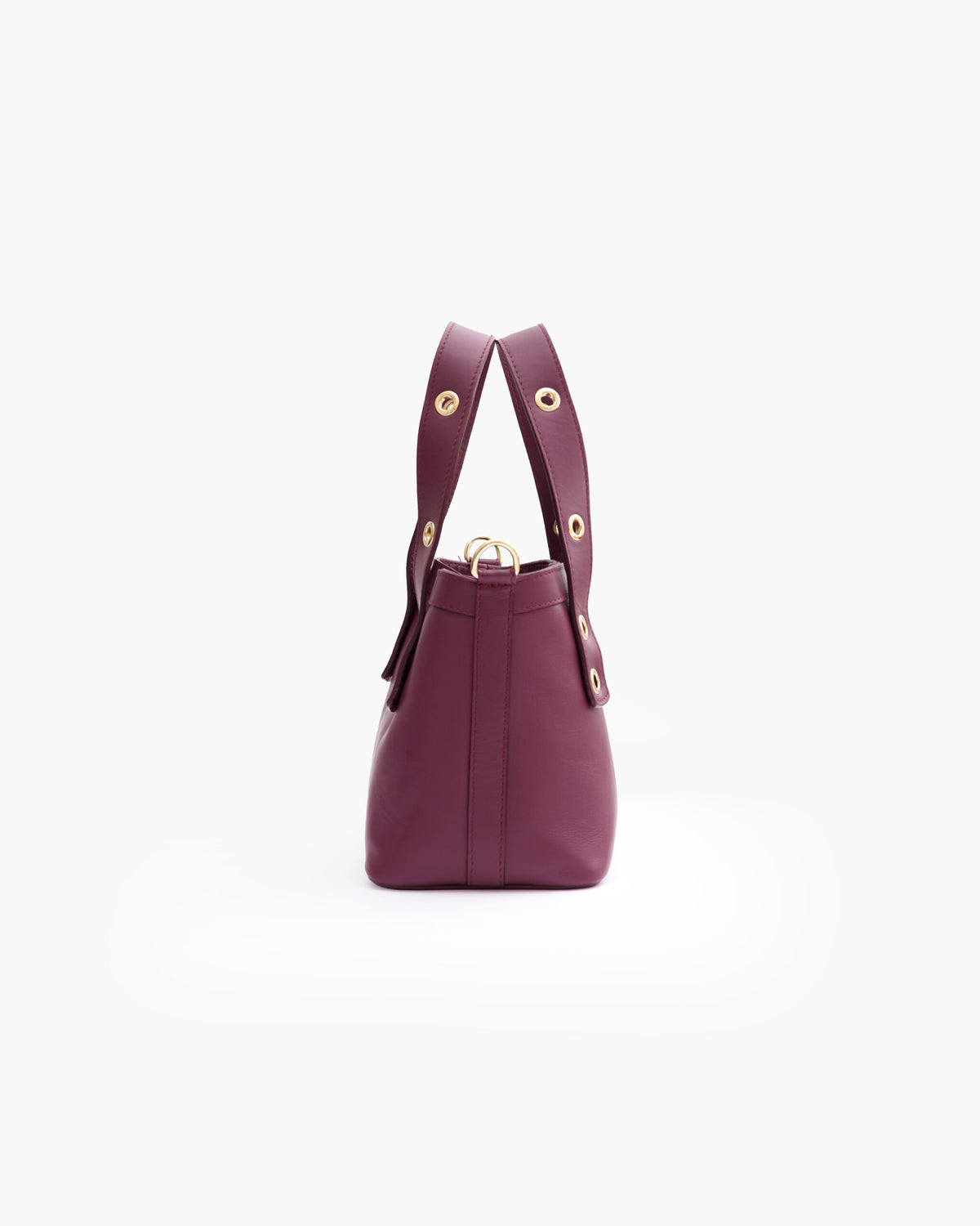 Borsa in pelle Maya PRUGNA - LOVING BAGS