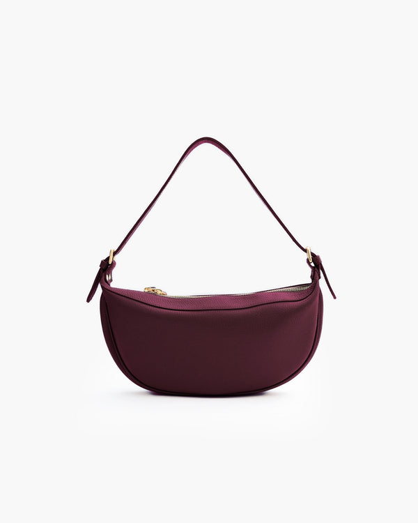 Borsa in pelle RACHEL MIGNON bordeaux - LOVING BAGS