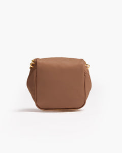Baby ISABELLA con tracolla in pelle CUOIO  - LOVING BAGS