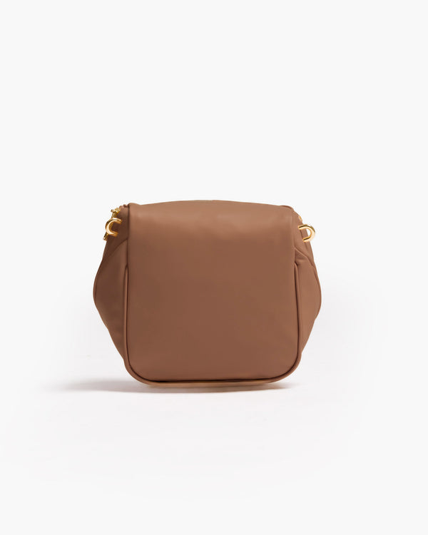 Baby ISABELLA con tracolla in pelle CUOIO  - LOVING BAGS