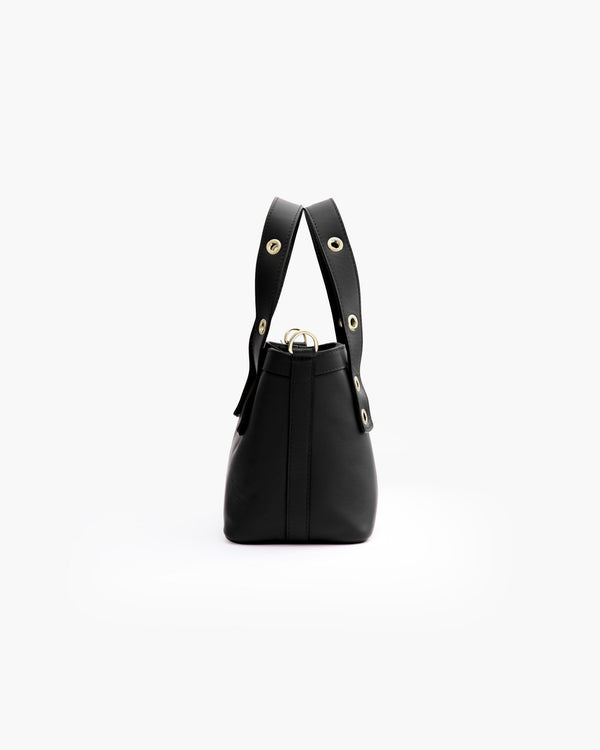 Borsa in pelle Maya NERA- LOVING BAGS