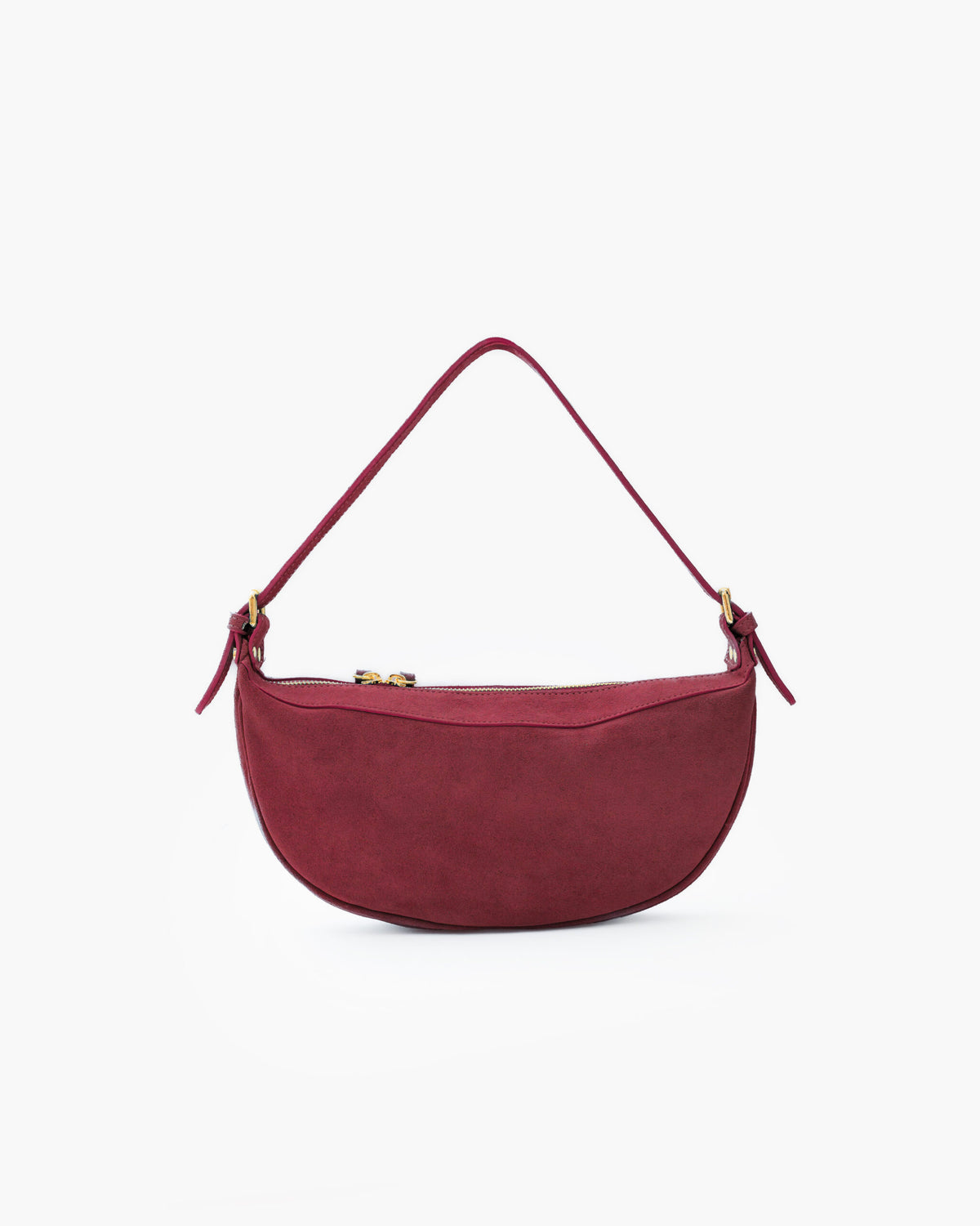 Borsa in suede RACHEL MIGNON bordeaux - LOVING BAGS