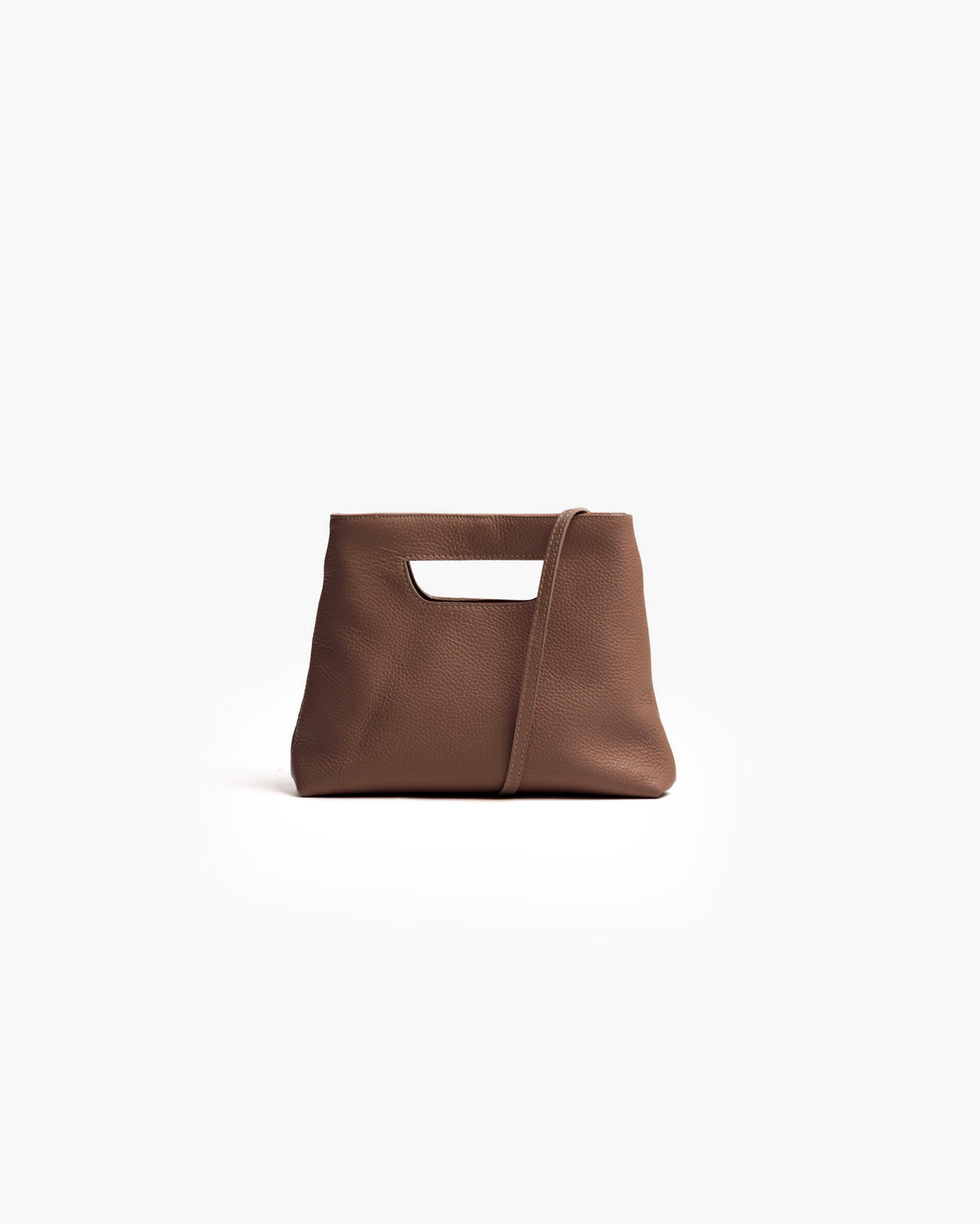 Borsa in pelle NANO GRACE marrone - LOVING BAGS