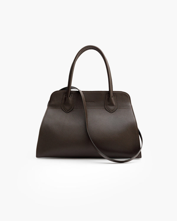 Borsa in pelle WORK testa di moro - MDR STUDIOS
