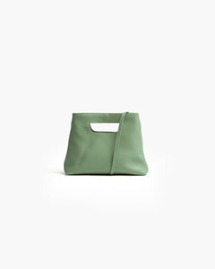 Borsa in pelle NANO GRACE verde salvia - LOVING BAGS
