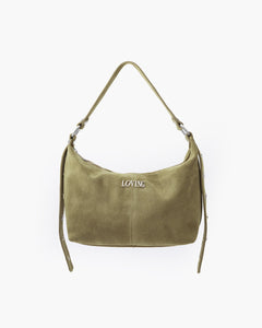 Carrie suede VERDE SALVIA - LOVING BAGS