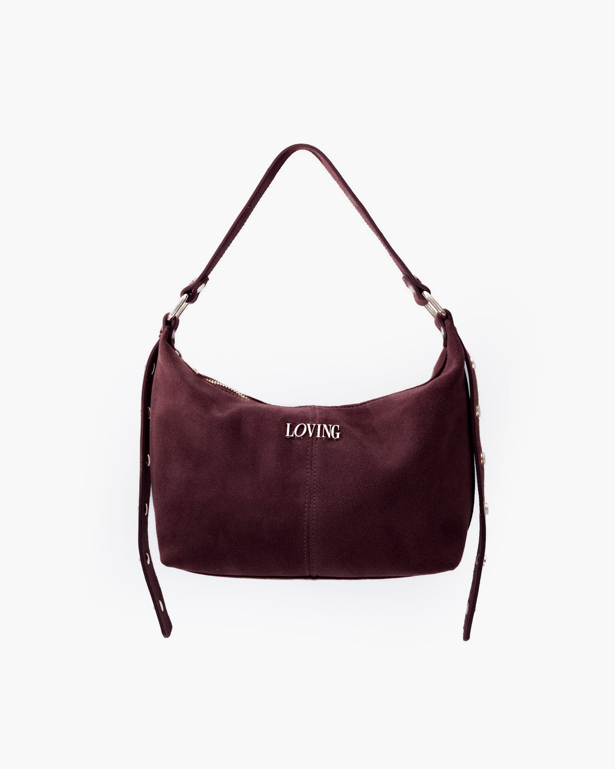 Carrie suede BORDEAUX - LOVING BAGS