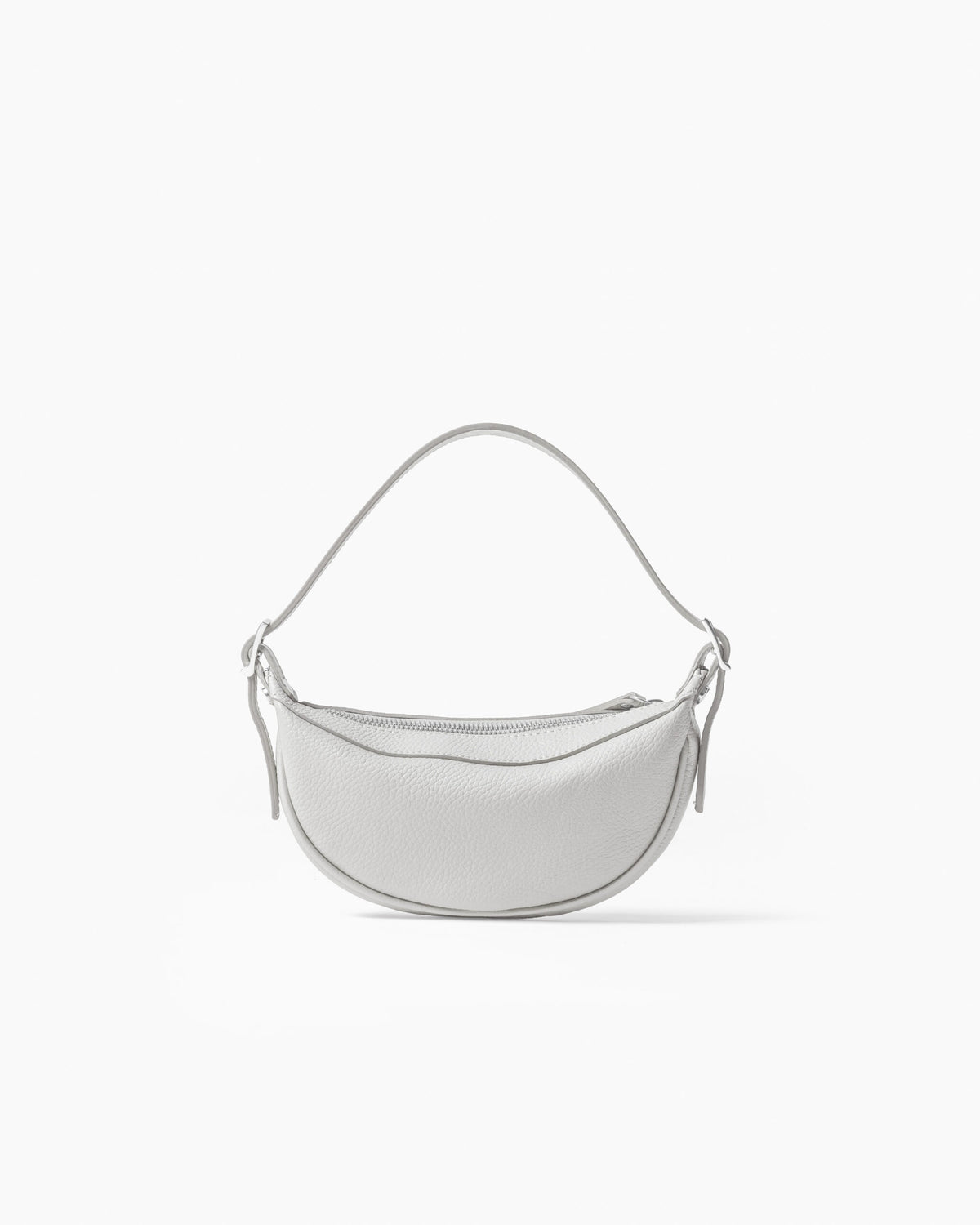 Borsa in pelle RACHEL NANO grigio perla - LOVING BAGS