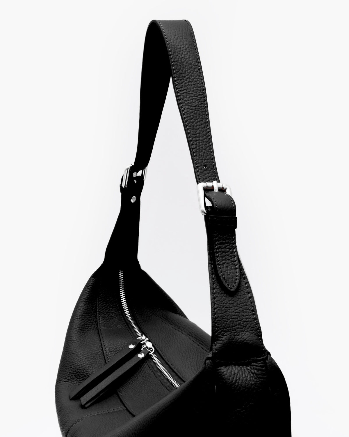 Borsa in pelle RACHEL nera - LOVING BAGS