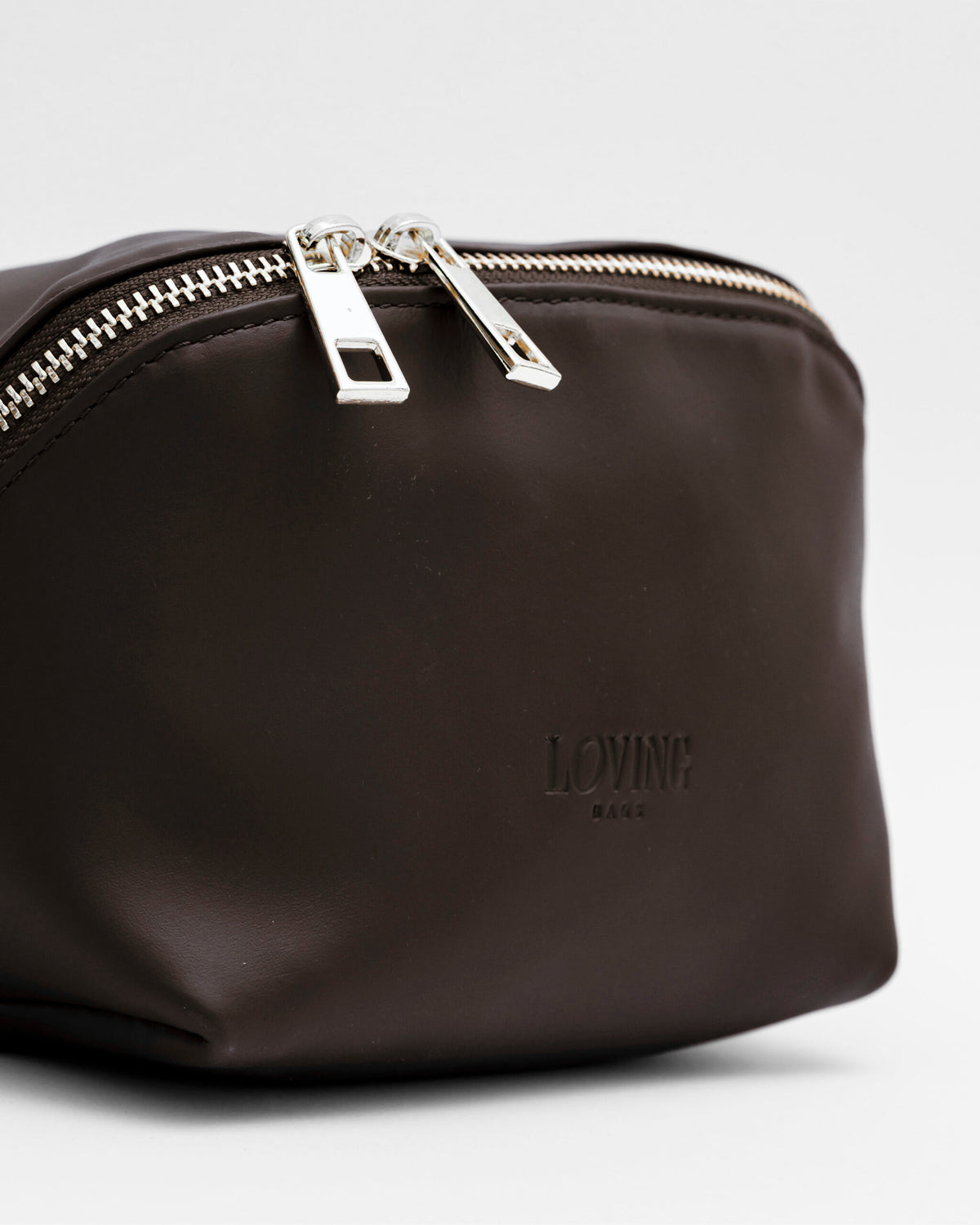 Borsa in pelle ALMA testa di moro - LOVING BAGS