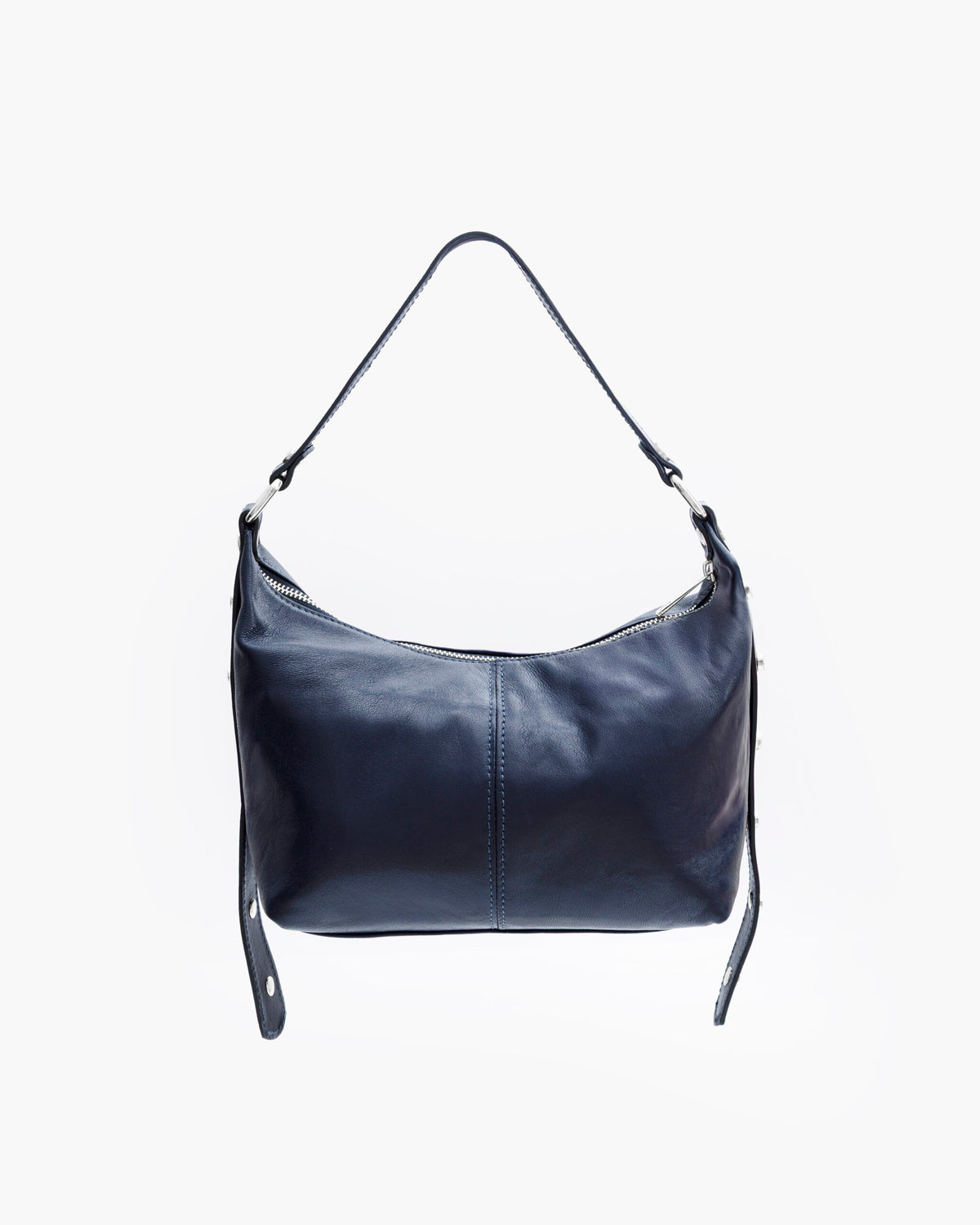 Borsa in pelle CARRIE blu - LOVING BAGS
