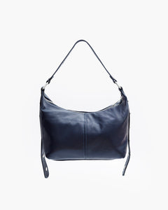 Borsa in pelle CARRIE blu - LOVING BAGS