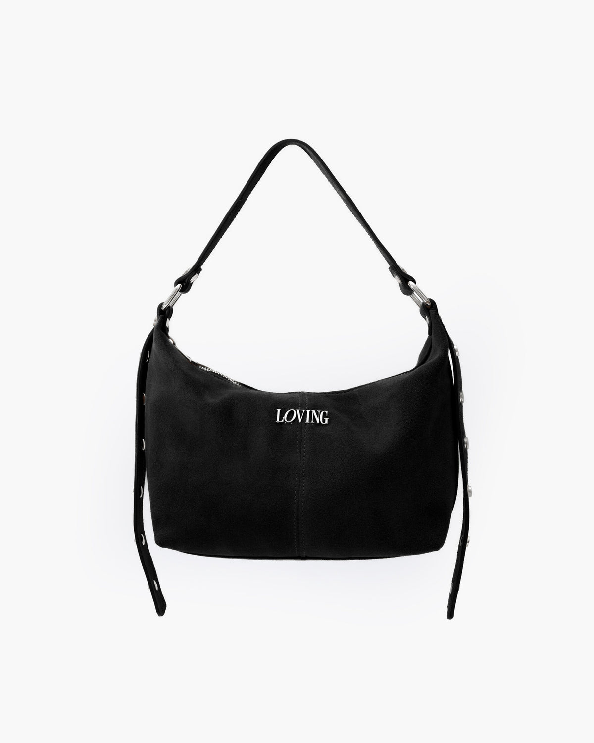 Carrie suede NERA - LOVING BAGS