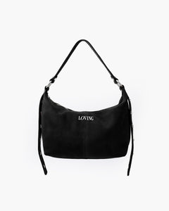 Carrie suede NERA - LOVING BAGS