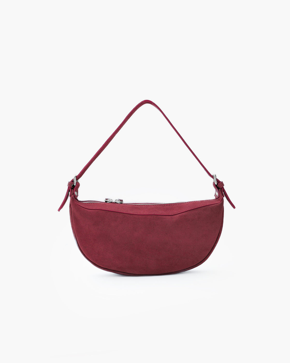 Borsa in suede RACHEL MIGNON bordeaux - LOVING BAGS