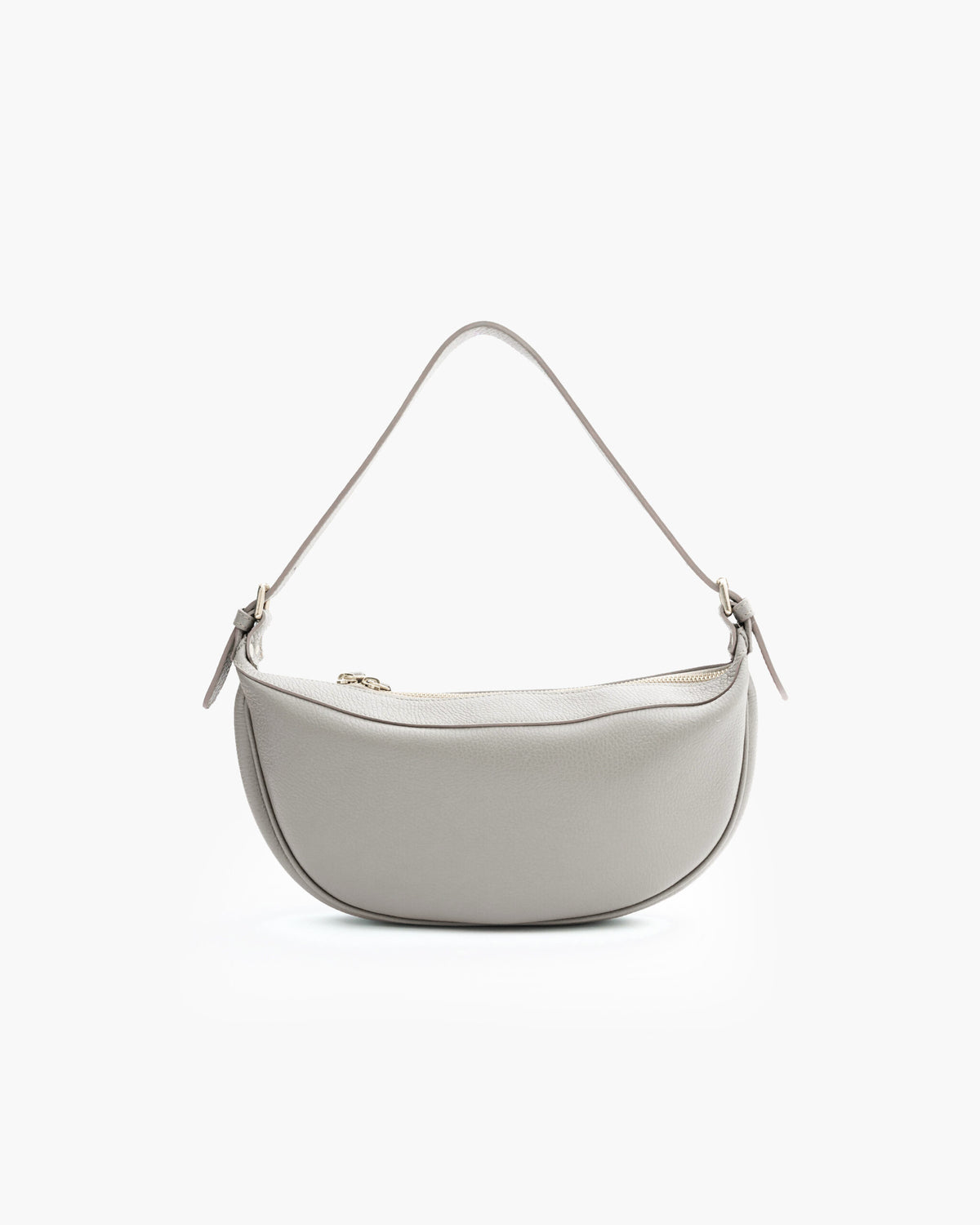 Borsa in pelle RACHEL MIGNON grigio perla - LOVING BAGS
