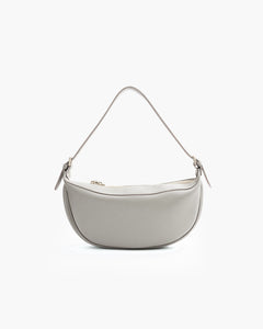Borsa in pelle RACHEL MIGNON grigio perla - LOVING BAGS