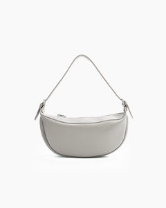 Borsa in pelle RACHEL MIGNON grigio perla - LOVING BAGS