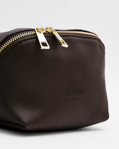 Borsa in pelle ALMA testa di moro - LOVING BAGS