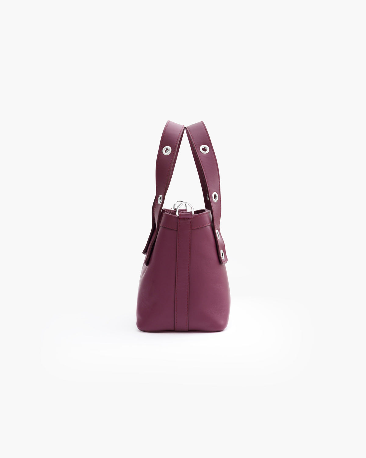 Borsa in pelle Maya PRUGNA - LOVING BAGS