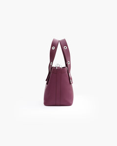 Borsa in pelle Maya PRUGNA - LOVING BAGS