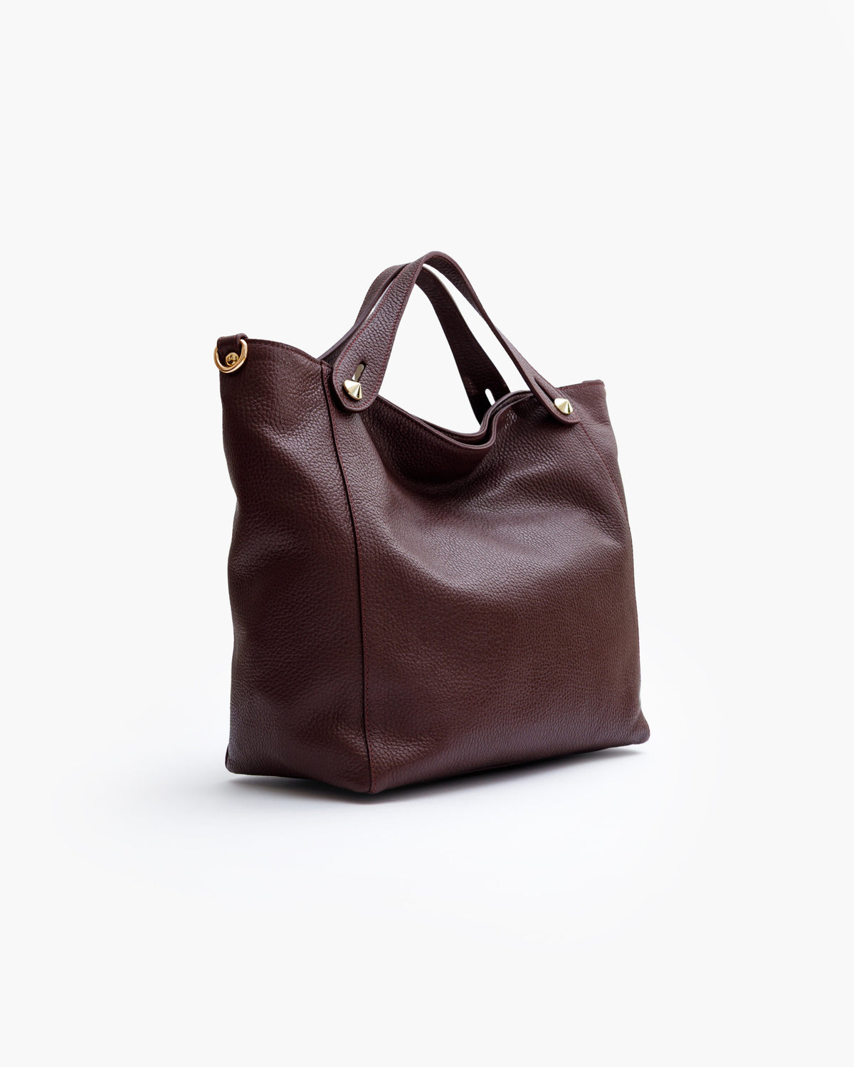 Borsa in pelle OLIVIA bordeaux - LOVING BAGS