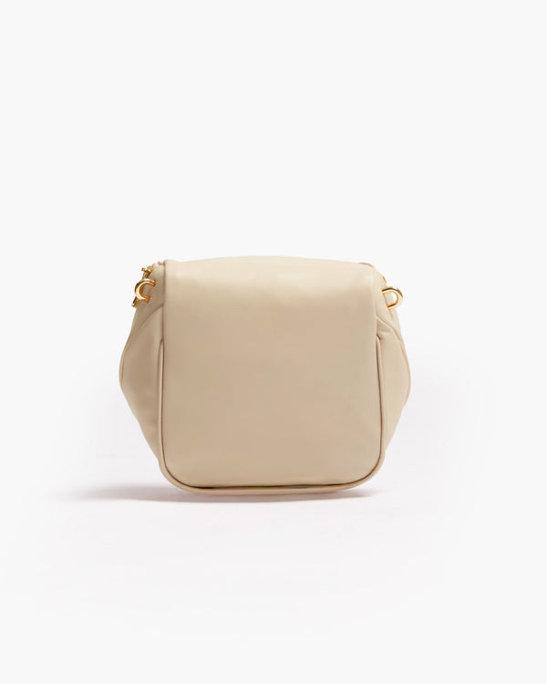 Baby ISABELLA con tracolla in pelle NUDE - LOVING BAGS
