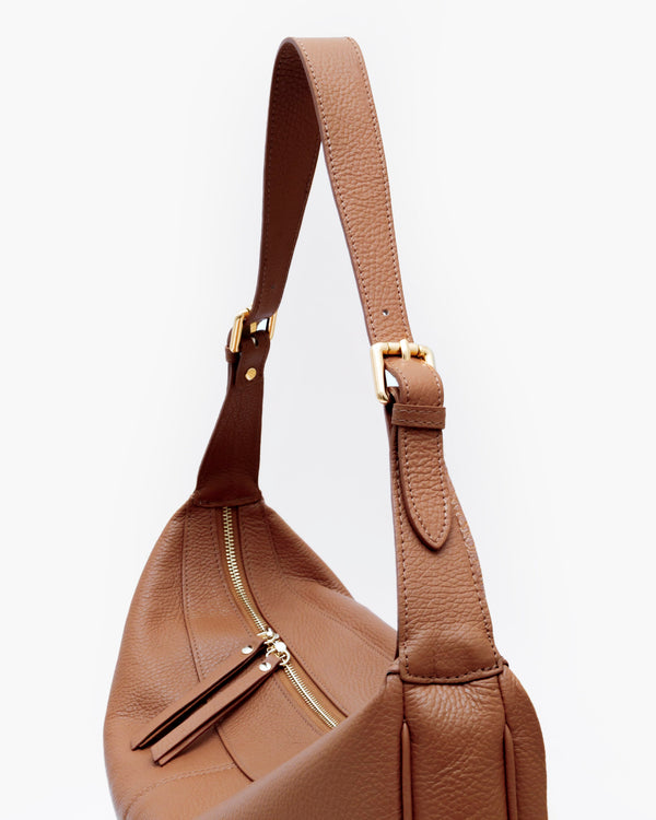 Borsa in pelle RACHEL marrone - LOVING BAGS