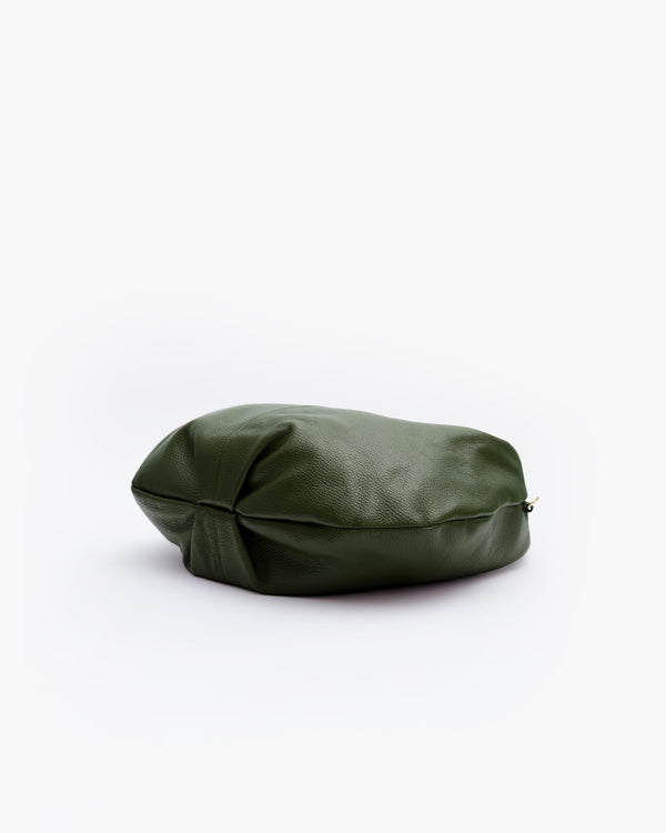 Borsa in pelle AMINA verde foresta - LOVING BAGS