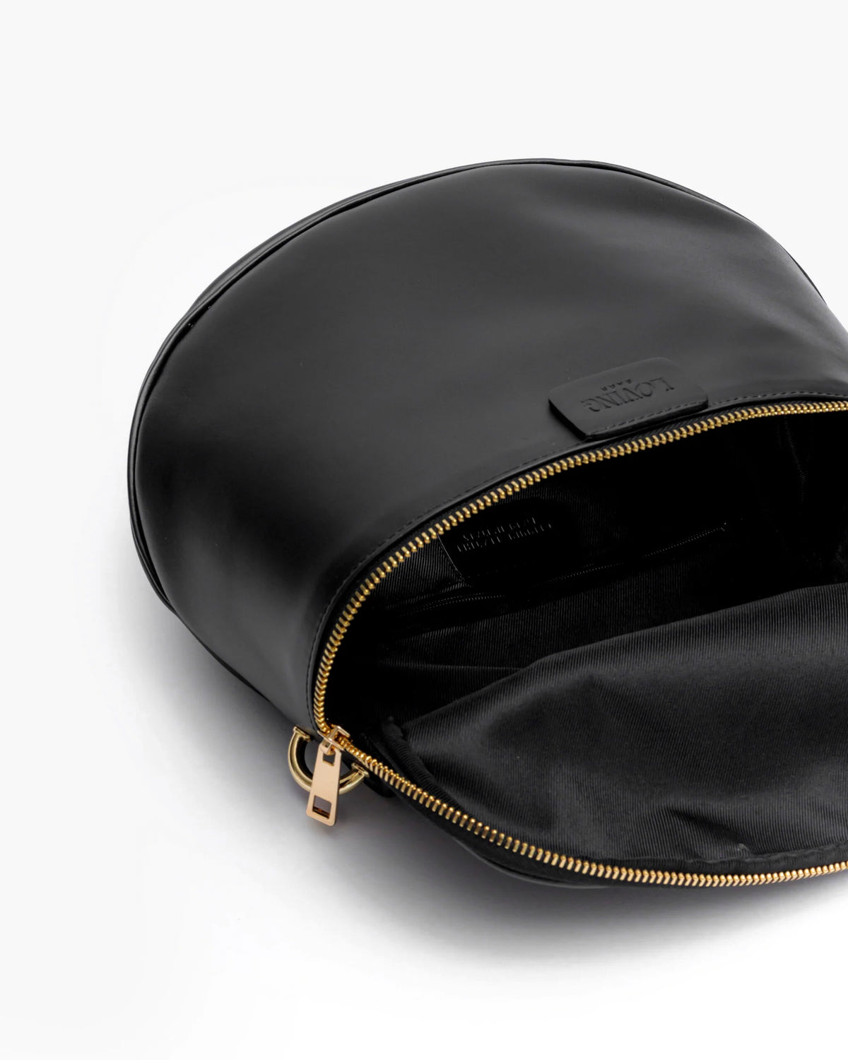 Borsa ISABELLA con tracolla in pelle NERA - LOVING BAGS