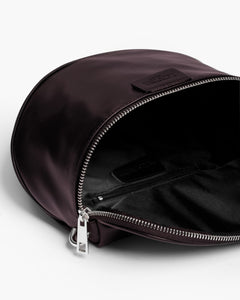 Baby ISABELLA con tracolla in pelle PRUGNA - LOVING BAGS