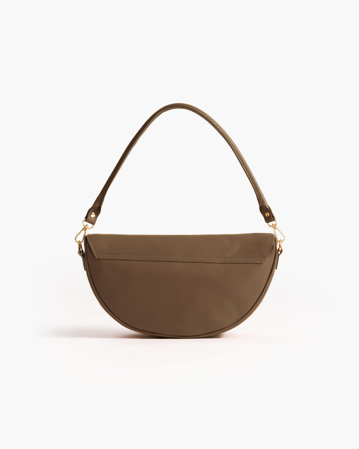 Borsa in pelle BRENDA Taupe - LOVING BAGS