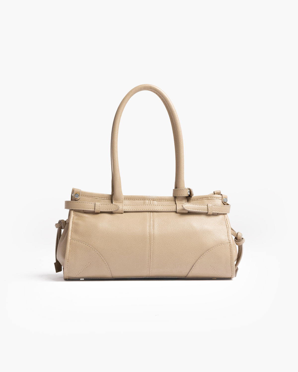 Borsa in pelle VIVIENNE beige - LOVING BAGS