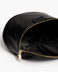 Baby ISABELLA con tracolla in pelle NERA - LOVING BAGS