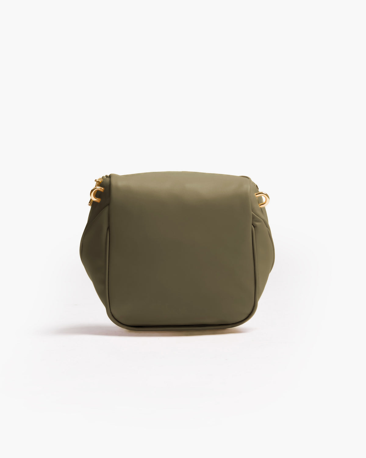 Baby ISABELLA con tracolla in pelle VERDE OLIVA - LOVING BAGS