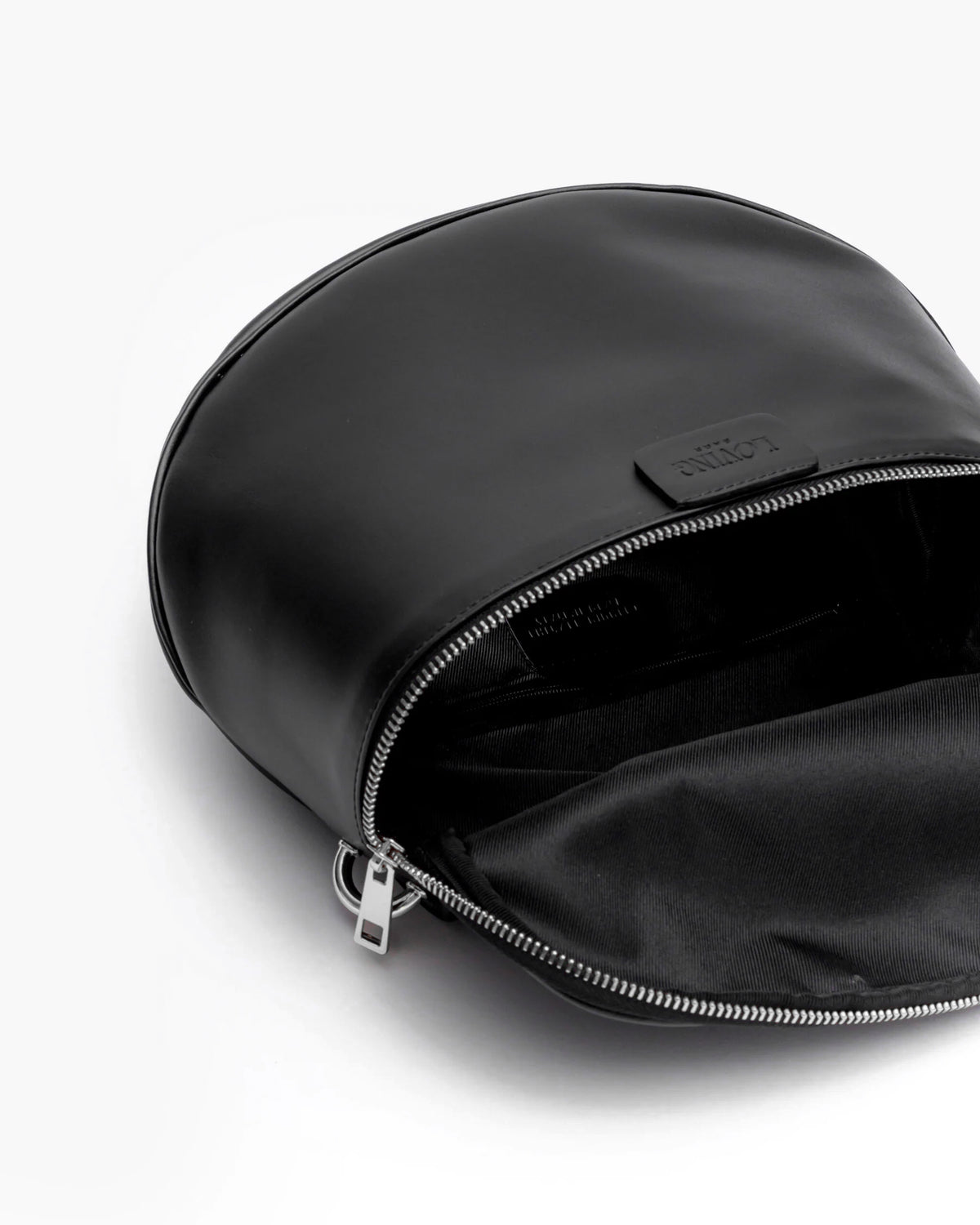 Borsa ISABELLA con tracolla in pelle NERA - LOVING BAGS