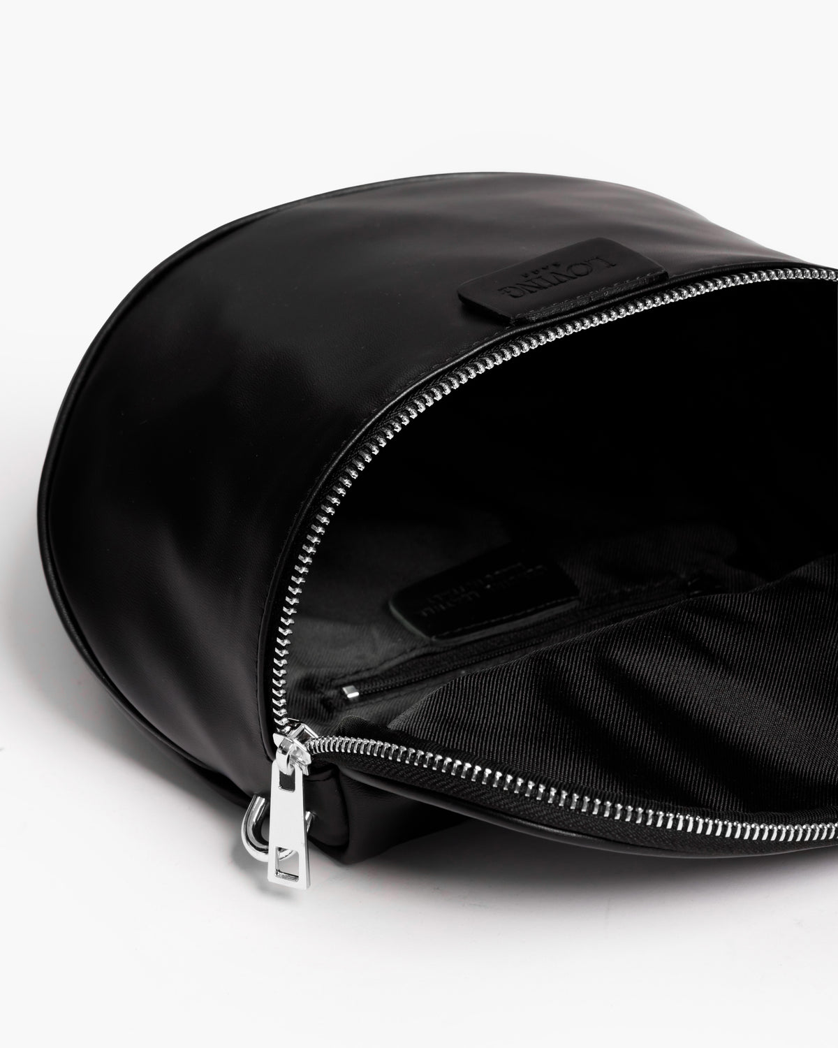 Baby ISABELLA con tracolla in pelle NERA - LOVING BAGS