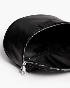 Baby ISABELLA con tracolla in pelle NERA - LOVING BAGS