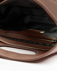 Borsa in pelle BABY GRACE marrone - LOVING BAGS