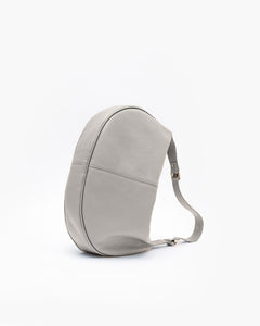 Borsa in pelle RACHEL grigio perla - LOVING BAGS