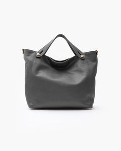 Borsa in pelle OLIVIA grigio chiaro - LOVING BAGS