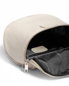 Baby ISABELLA con tracolla in pelle LATTE - LOVING BAGS